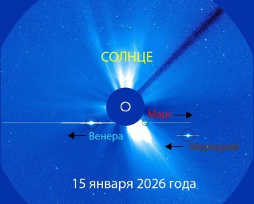 Венера, Меркурий, Марс и Солнце выстроятся в симметричный «крест»