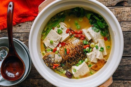 Китайский родник здоровья: молочный суп с рыбой и тофу